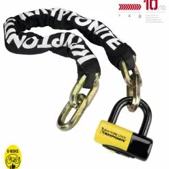 Kryptonite Verrou De Chaîne New York Fahgettaboudit Chain 1410 -Vision Soldes Kryptonite New York Fahgettaboudit Kette 1410 Kettenschloss c