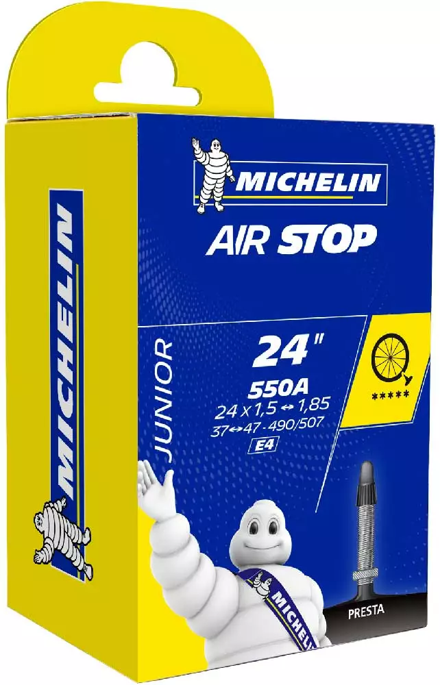 Michelin Chambre à Air E4 Airstop 24" Junior 3 Michelin Chambre à Air E4 Airstop 24" Junior