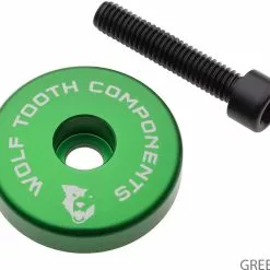 Wolf Tooth Components Capuchon Ahead Ultraléger Spacer Intégré De 5 Mm 13 Wolf Tooth Components Capuchon Ahead Ultraléger Spacer Intégré De 5 Mm -Vision Soldes STEMCAP5MMGRN