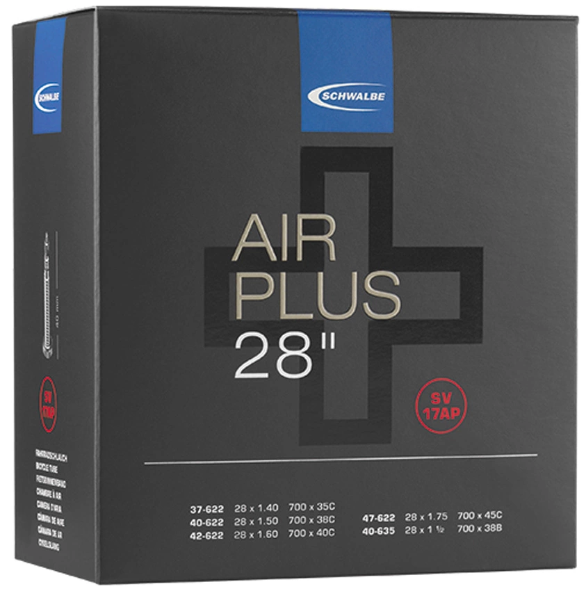 Schwalbe Chambre à Air AIR Plus SV17AP 28 3 Schwalbe Chambre à Air AIR Plus SV17AP 28