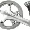 Shimano Manivelle ALFINE FC-S501 Avec Double Anneau De Protection De La Chaîne 2 Shimano Manivelle ALFINE FC-S501 Avec Double Anneau De Protection De La Chaîne -Vision Soldes Shimano Alfine FC S501 Kurbel 170mm mit Kettenschutzring EFCS501CA9C2S