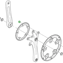 Shimano Vis De Plateau SORA/CLARIS (5 Pièces) 7 Shimano Vis De Plateau SORA/CLARIS (5 Pièces) -Vision Soldes Shimano SORA CLARIS Kettenblattschrauben 5 Stuck Y1P298030 c