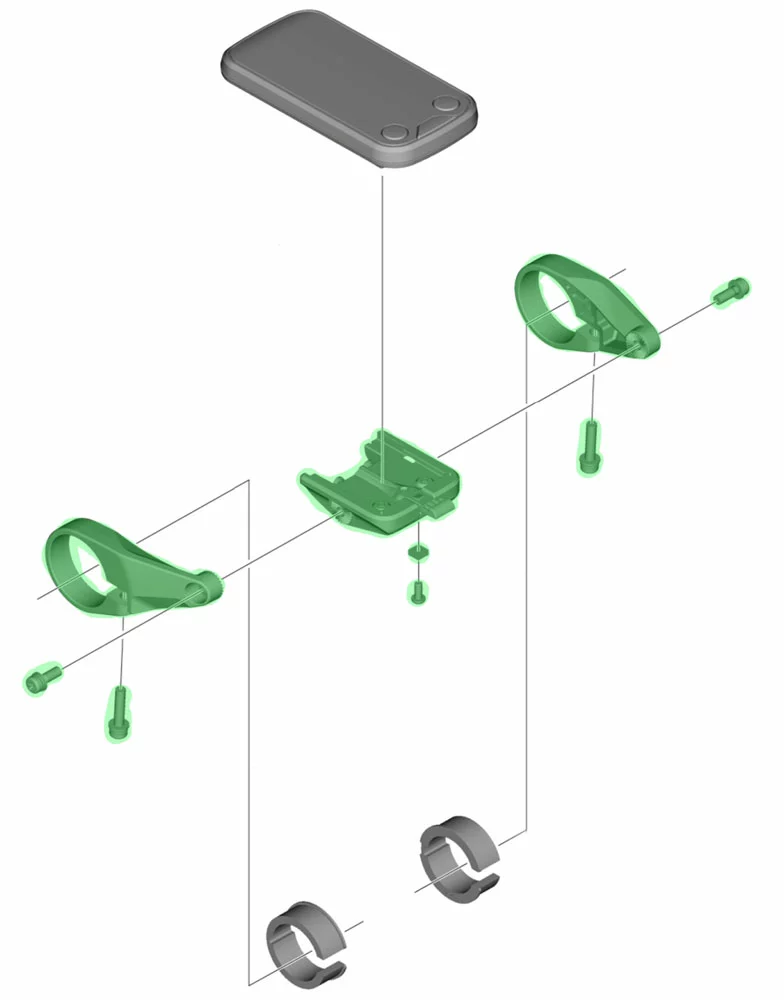 Shimano STEPS Support D'écran Pour SC-E6100/E6010 4 Shimano STEPS Support D'écran Pour SC-E6100/E6010 – Image 2