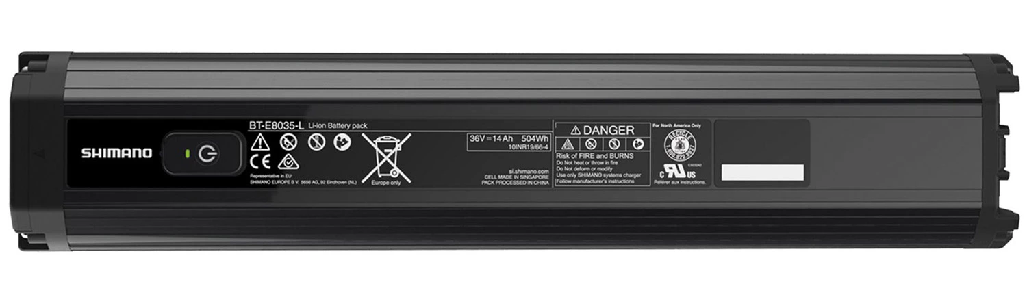 Shimano Batterie STEPS BT-E8035-L 504Wh Intégrée 4 Shimano Batterie STEPS BT-E8035-L 504Wh Intégrée – Image 2