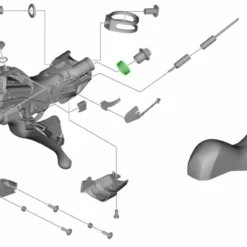 Shimano Bague De Connexion DURA ACE/ULTEGRA/105 Pour STI -Vision Soldes Shimano Verbindungsring Y0C514000 a