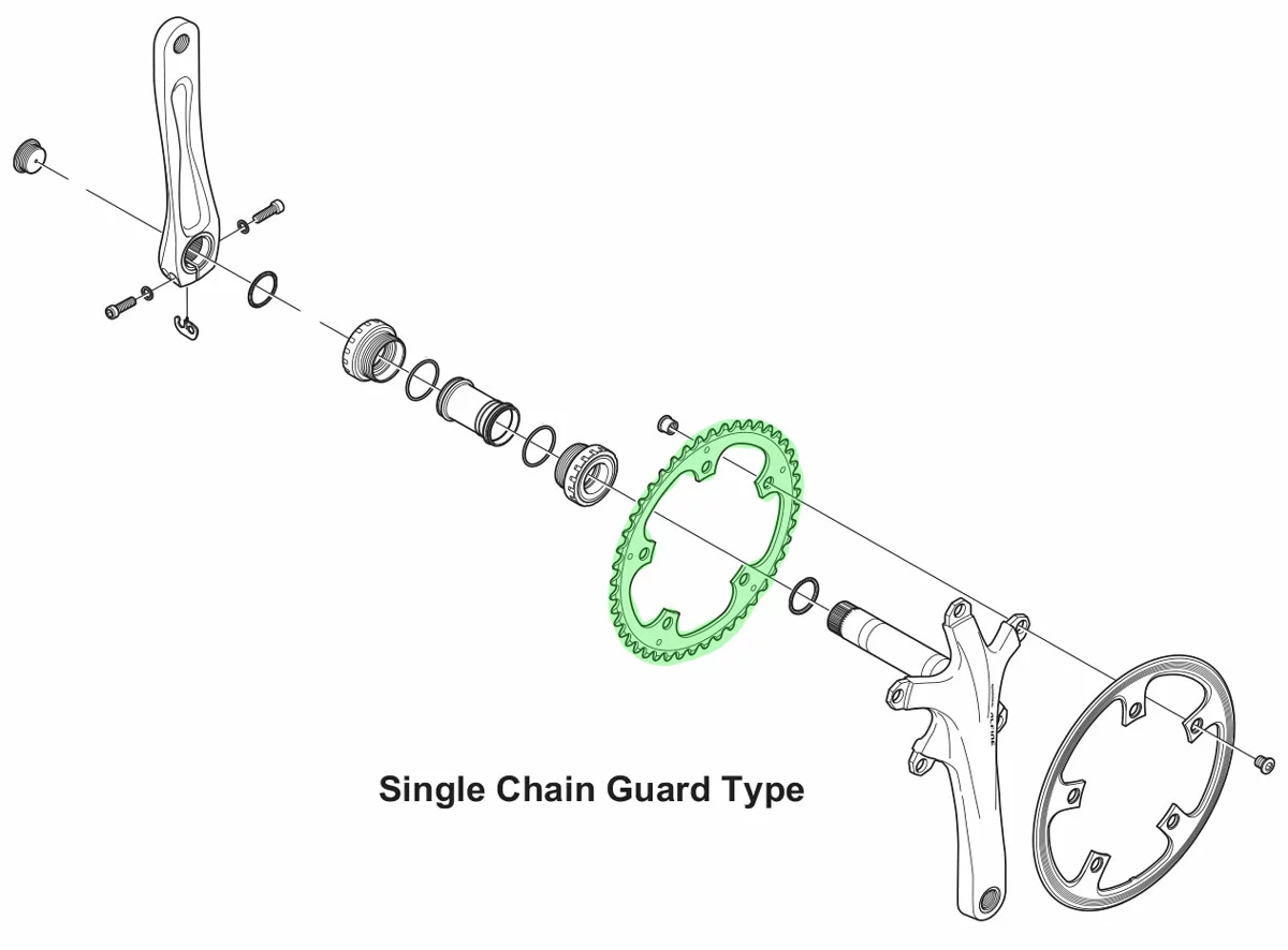 Shimano ALFINE Plateau De Pédalier Pour FC-S501 4 Shimano ALFINE Plateau De Pédalier Pour FC-S501 – Image 2
