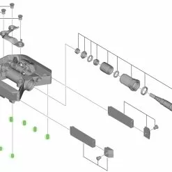 Shimano Pins De Rechange Pour PD-T8000 / PD-EH500 (8 Pièces) 7 Shimano Pins De Rechange Pour PD-T8000 / PD-EH500 (8 Pièces) -Vision Soldes Shimano Ersatzpins fur PD T8000 8 Stuck 20050604 c