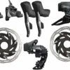 SRAM Force ETap AXS 2x12 Vitesses HRD Kit électronique FlatMount CL -Vision Soldes Sram Force eTap AXS 2x12 fach HRD Elektronik Kit FlatMount 00 7918 077 006