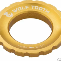 Wolf Tooth Components Centerlock Lockring 12 Wolf Tooth Components Centerlock Lockring -Vision Soldes Wolf Tooth Centerlock Rotor Lockring Gold 4